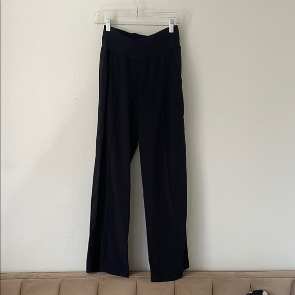 Athleta Nolita Black Wide Leg Pants tuxedo - Picture 1 of 8